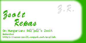 zsolt repas business card
